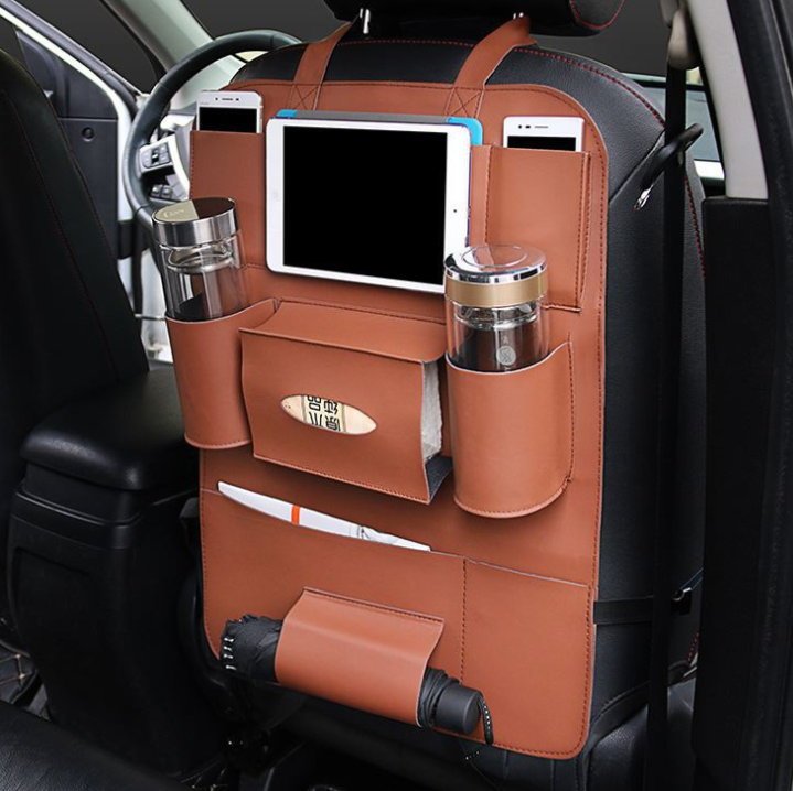 Leder Auto Sitz Organizer